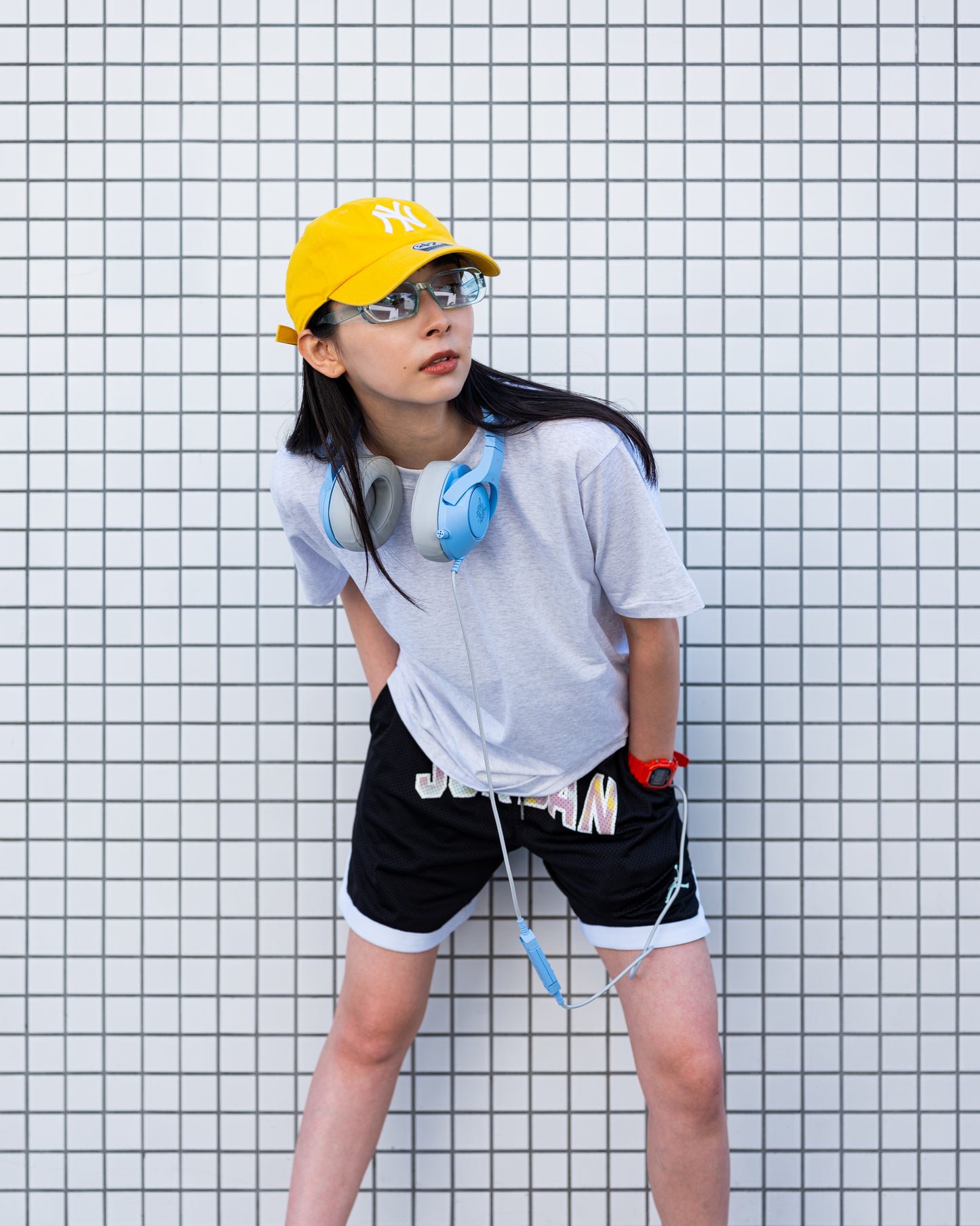 Tシャツ ラジカセBOY グリーン(生地・オートミール)