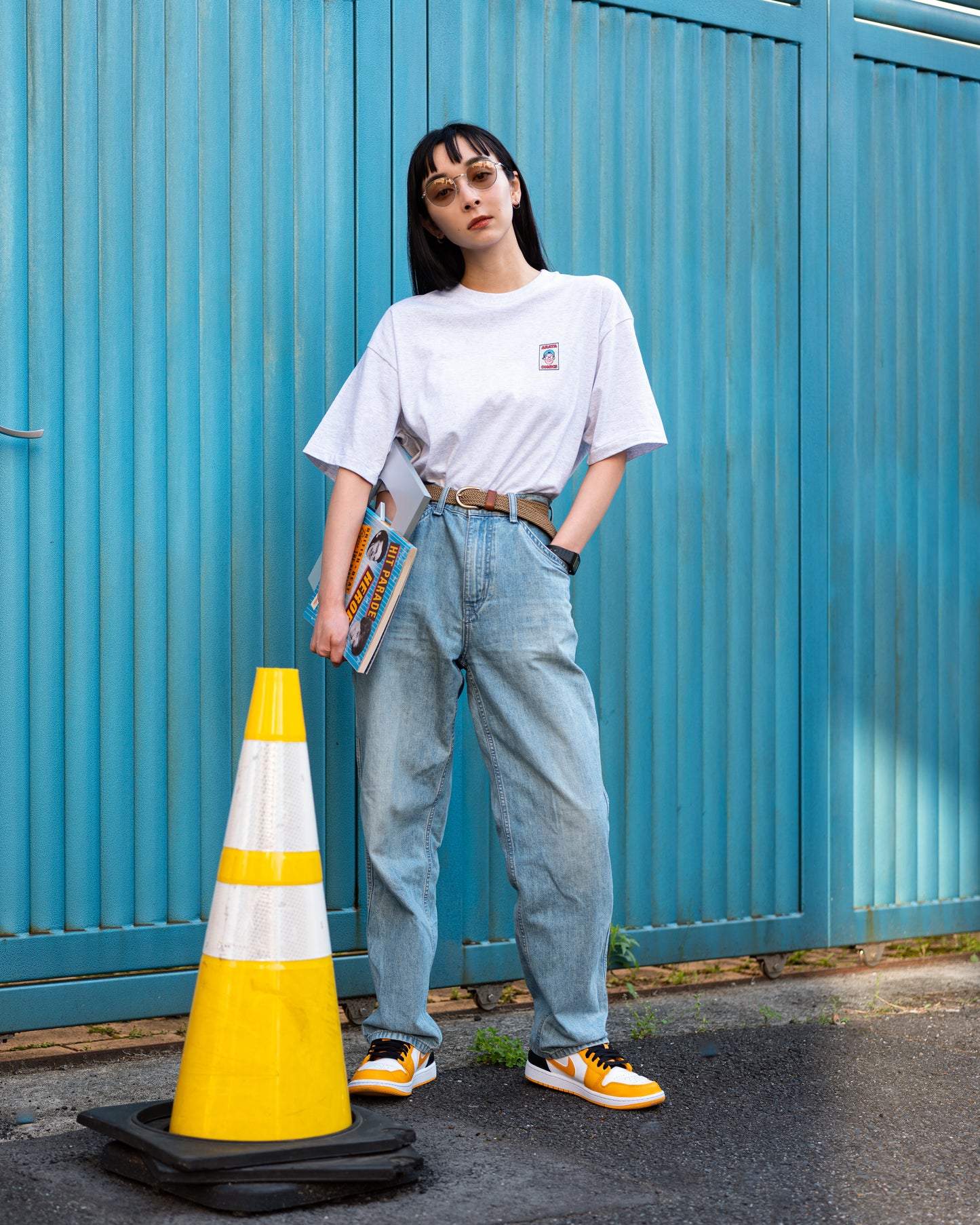 Tシャツ レトロコミック〜宇宙人編〜(生地・白杢)