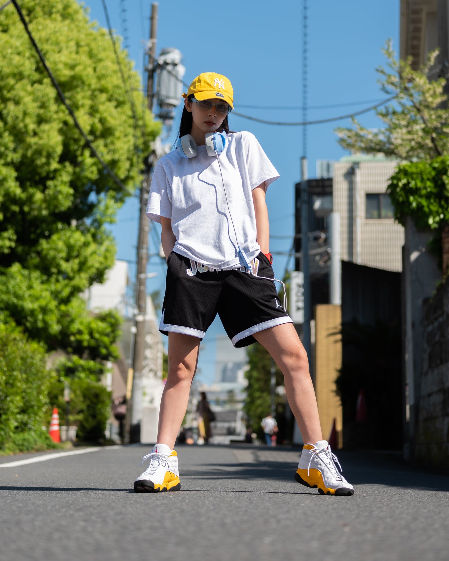 Tシャツ ラジカセBOY グリーン（生地・オートミール）　